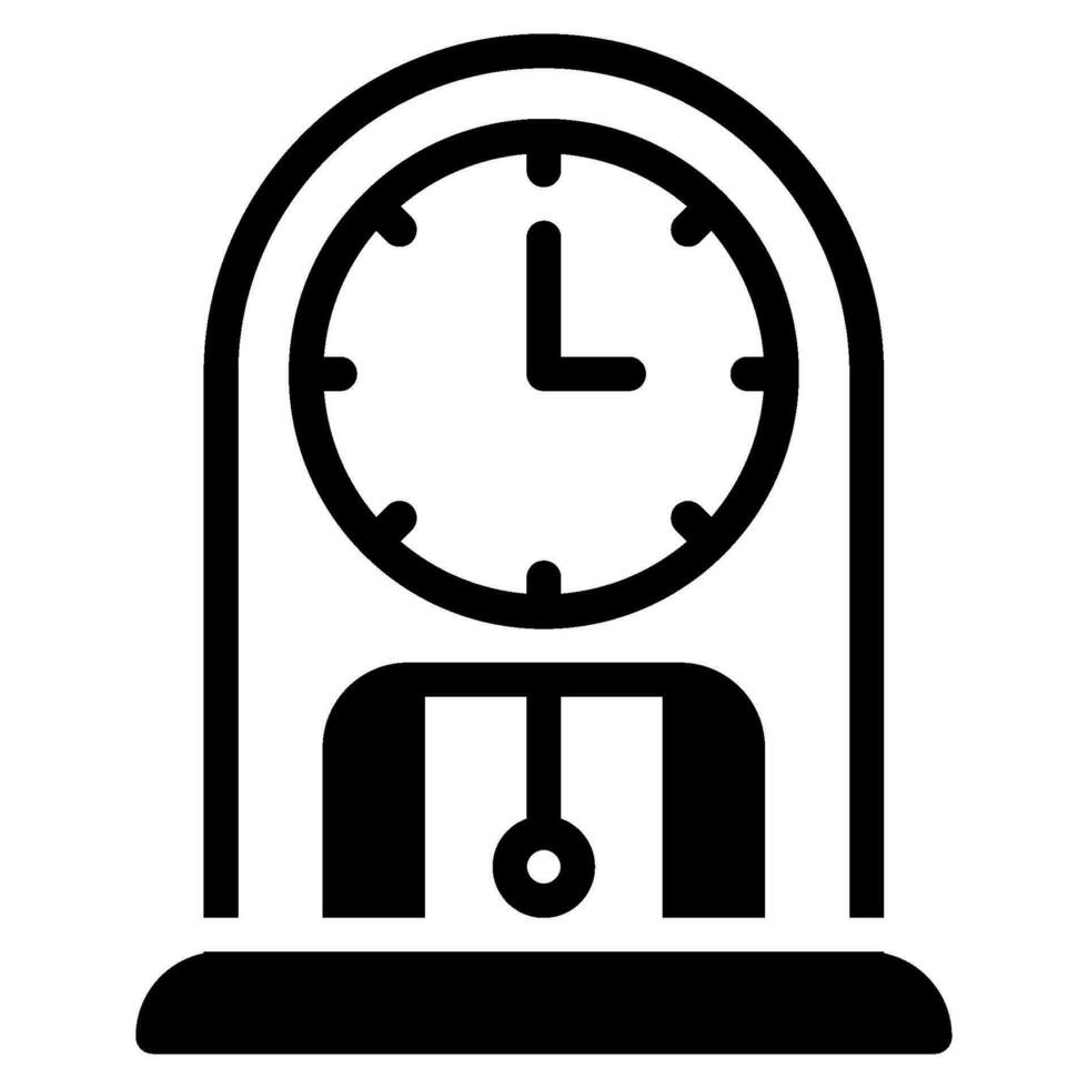 Uhr Symbol Illustration zum Netz Anwendung, usw vektor