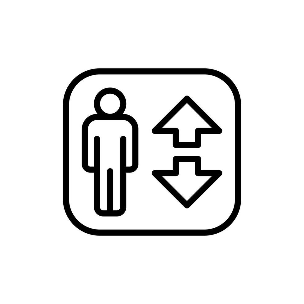 Aufzug Symbol Design Vektor Vorlage