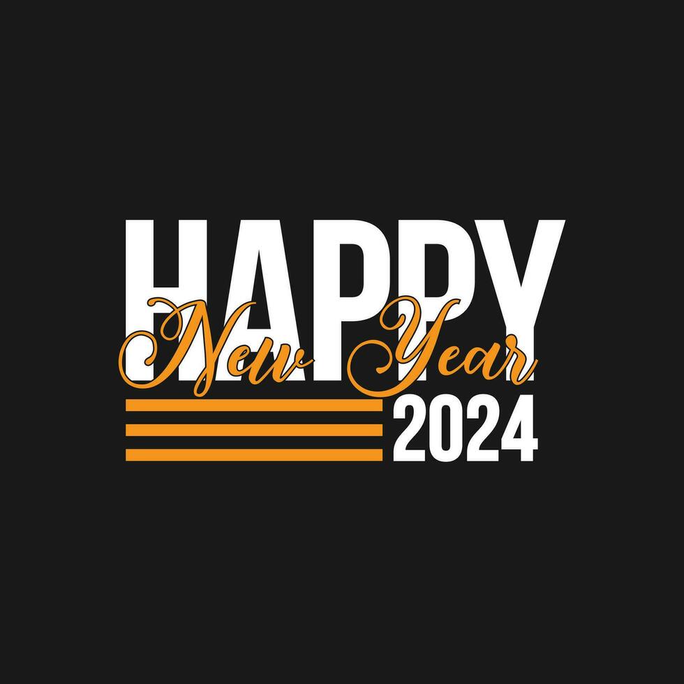 glücklich Neu Jahr t Hemd Design, glücklich Neu Jahr 2024, Typografie, Urlaub, Neu Jahr t Hemd Design, 2024 t Shirt, modisch, Festival, T-Shirt Design völlig Vektor Grafik zum T-Shirt drucken Design.