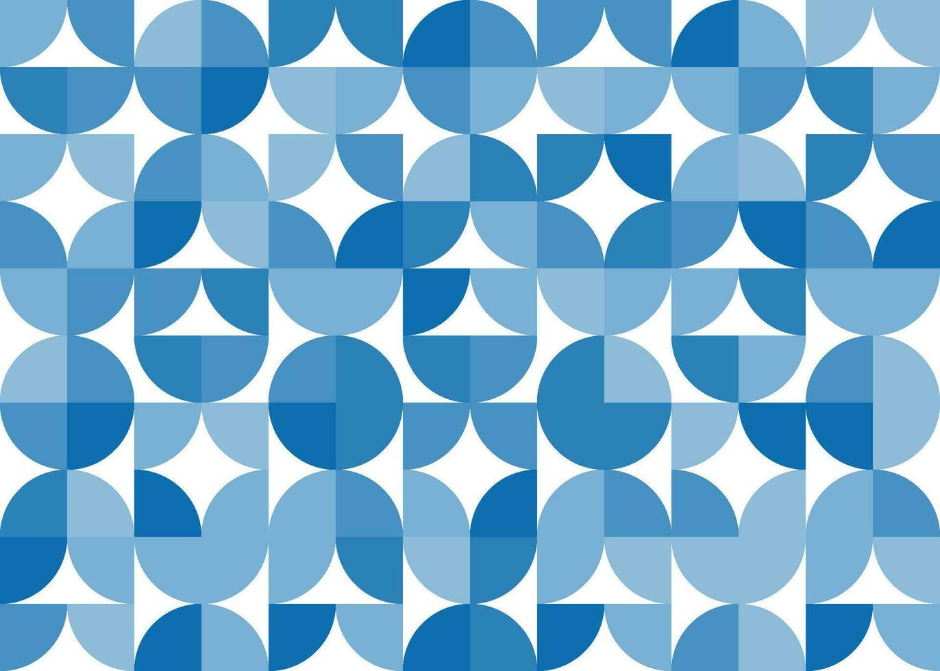 Bauhaus retro Stil Muster Vorlage einfach Hintergrund Hintergrund Winter Farben bunt Blau Pastell- Geometrie dekorativ Textil- Startseite Design Banner Poster zufällig Startseite Teppich wickeln Netz Kunst Star Kreis vektor