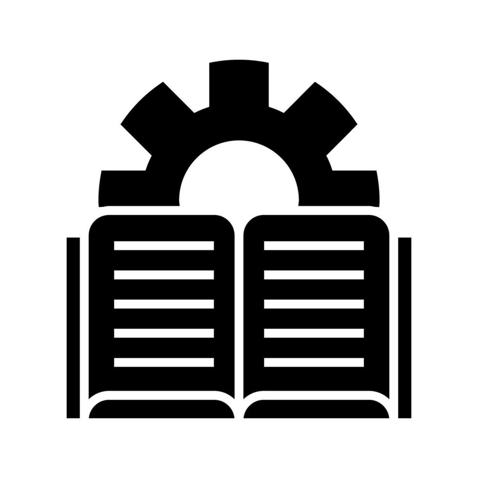 Ingenieurwesen Buch Symbol Vektor