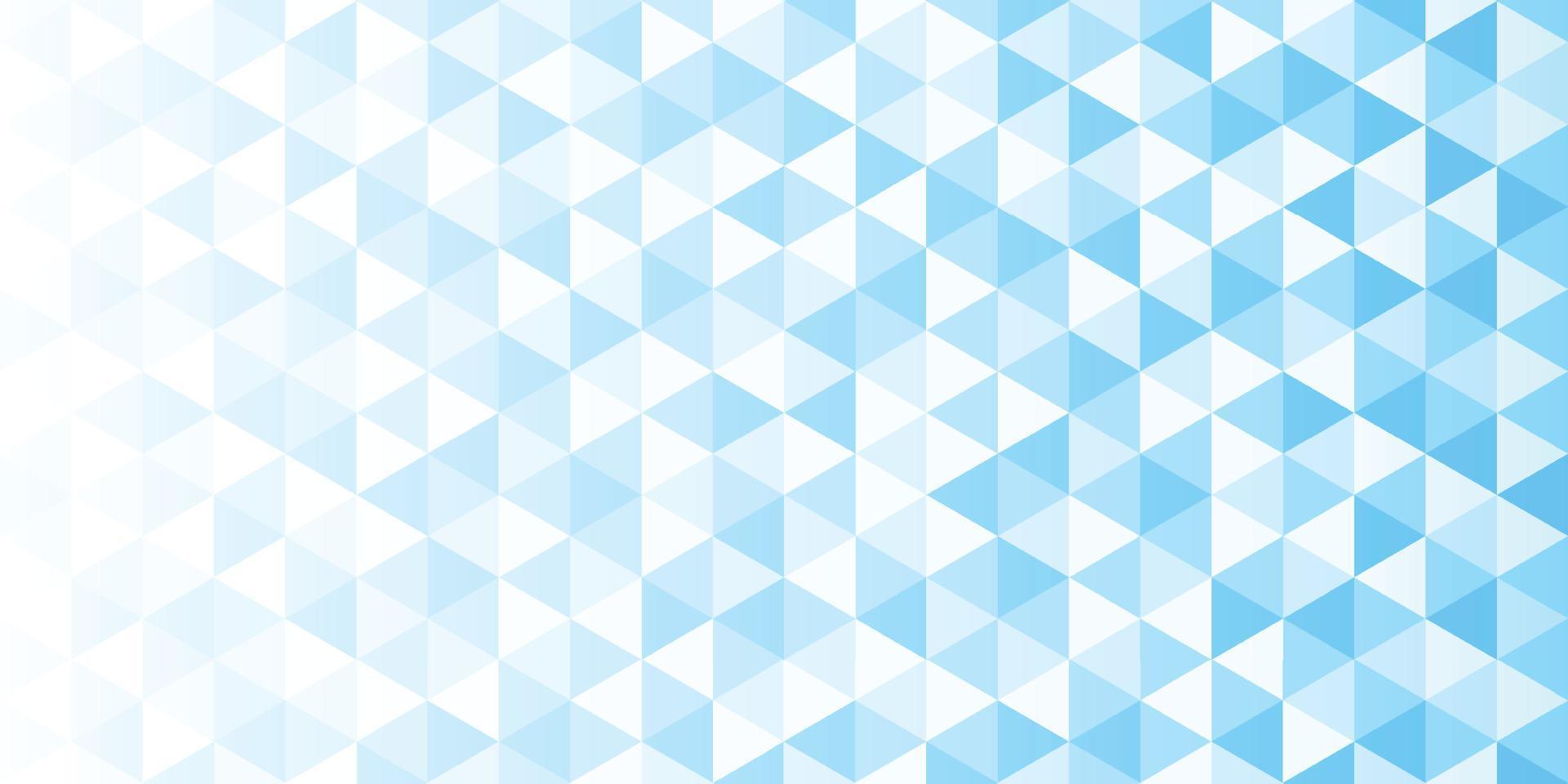 vit och blå lutning triangulärt mönster, abstrakt geometrisk polygonal bakgrund vektor