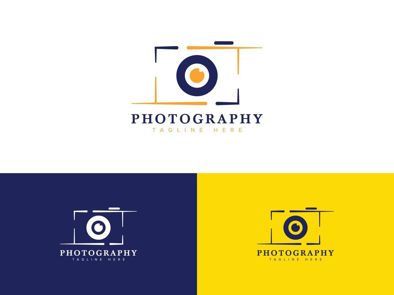 kamera fotografering logotyp design vektor mall
