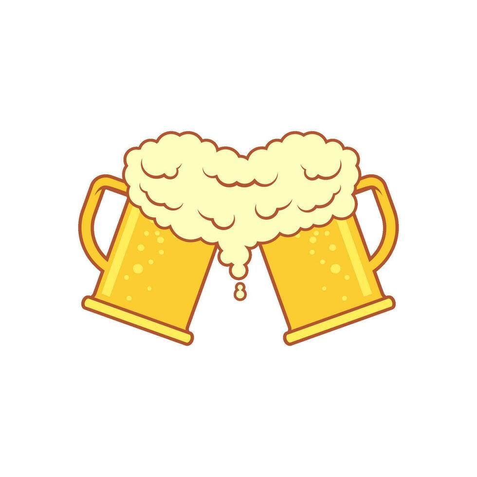 Bier Kunst Logo Vektor