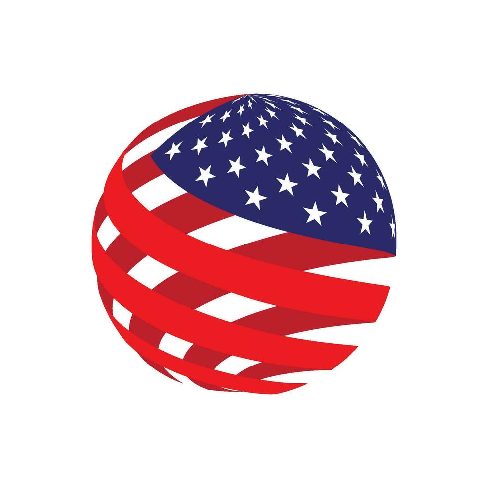 amerikanska flaggan illustration vektor