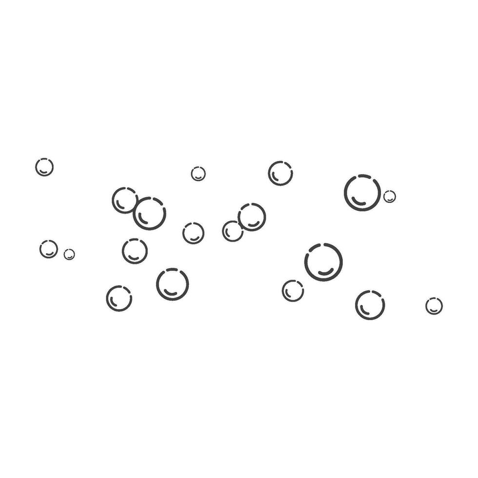 färsk vatten bubblor vektor