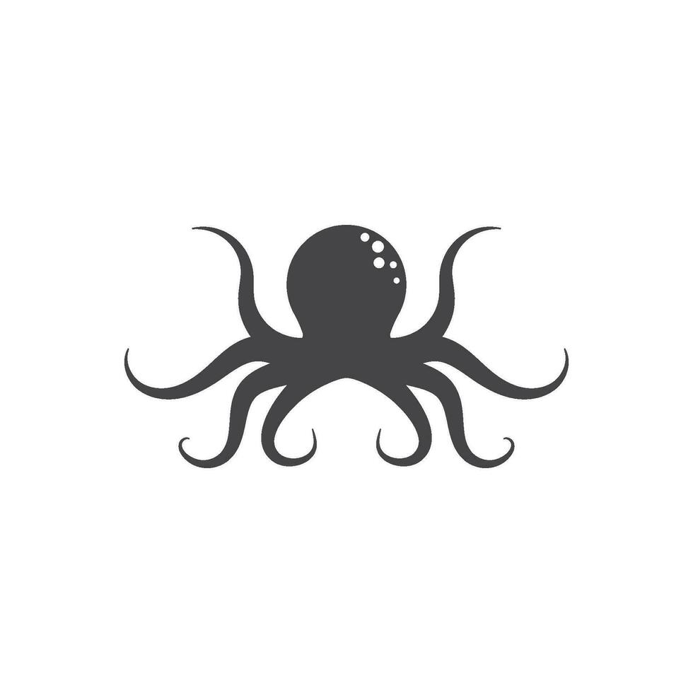 Oktopus-Logo-Design vektor