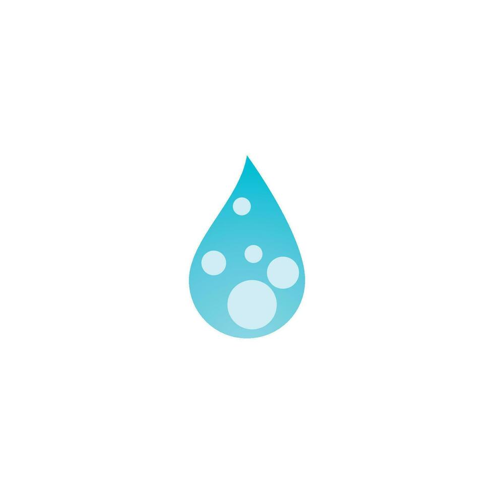 Wassertropfen-Logo vektor