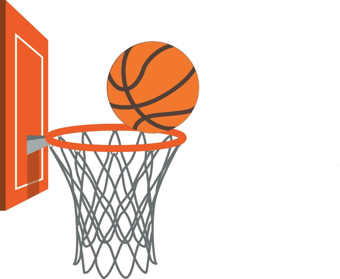 basketboll tecknad serie vektor. basketboll logotyp design. vektor