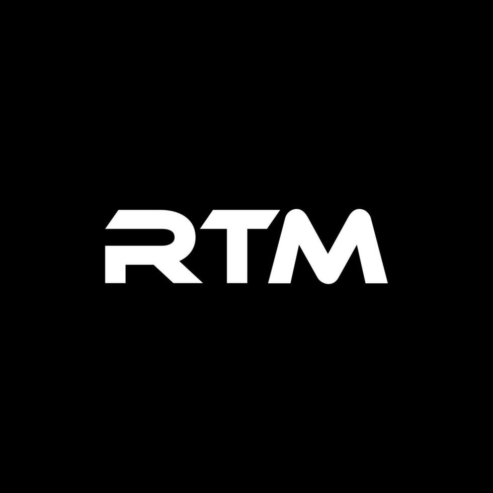 Rtm Brief Logo Design, Inspiration zum ein einzigartig Identität. modern Eleganz und kreativ Design. Wasserzeichen Ihre Erfolg mit das auffällig diese Logo. vektor