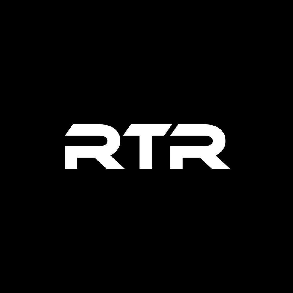 rtr Brief Logo Design, Inspiration zum ein einzigartig Identität. modern Eleganz und kreativ Design. Wasserzeichen Ihre Erfolg mit das auffällig diese Logo. vektor