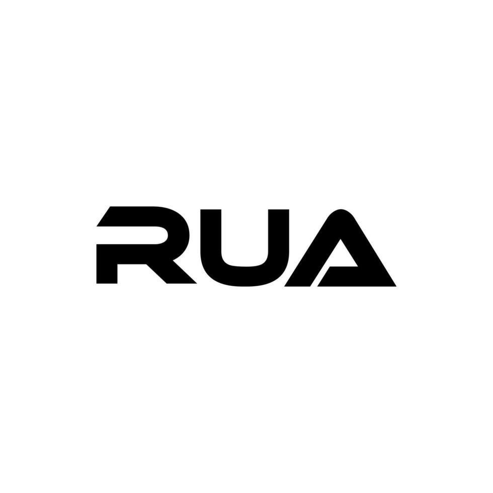 rua brev logotyp design, inspiration för en unik identitet. modern elegans och kreativ design. vattenmärke din Framgång med de slående detta logotyp. vektor