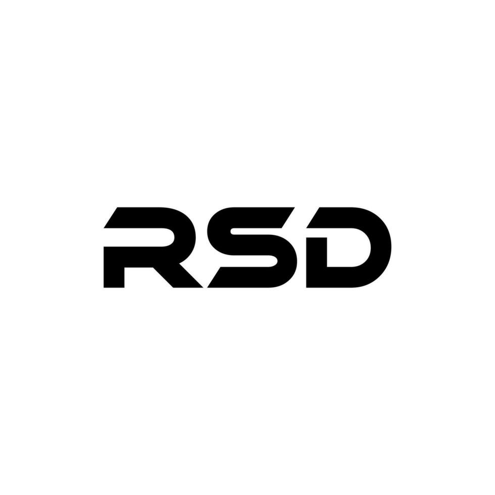 RSD Brief Logo Design, Inspiration zum ein einzigartig Identität. modern Eleganz und kreativ Design. Wasserzeichen Ihre Erfolg mit das auffällig diese Logo. vektor