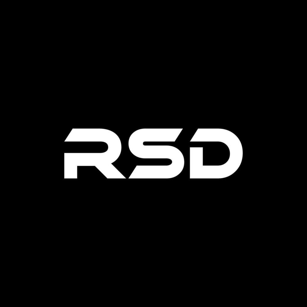 RSD Brief Logo Design, Inspiration zum ein einzigartig Identität. modern Eleganz und kreativ Design. Wasserzeichen Ihre Erfolg mit das auffällig diese Logo. vektor