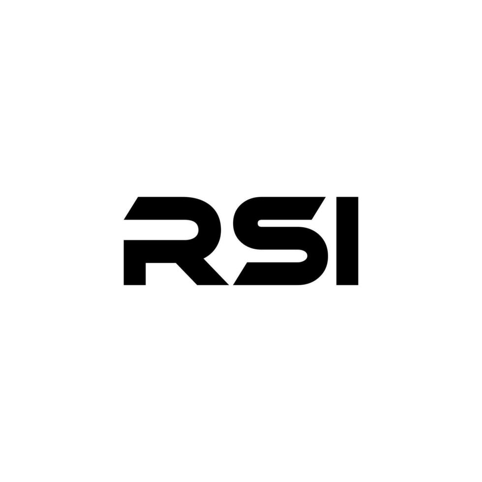 rsi Brief Logo Design, Inspiration zum ein einzigartig Identität. modern Eleganz und kreativ Design. Wasserzeichen Ihre Erfolg mit das auffällig diese Logo. vektor