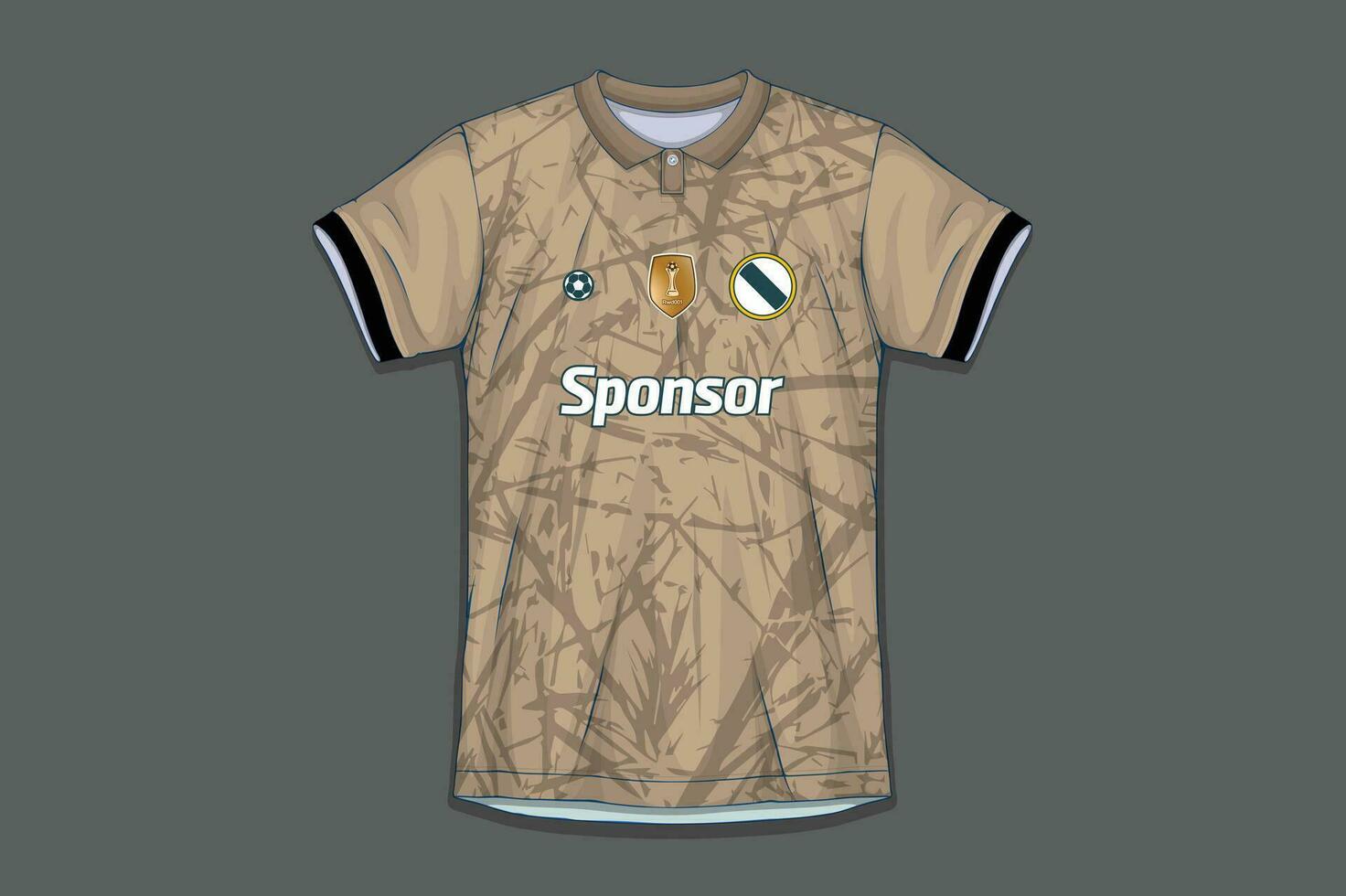 fotboll jersey design för sublimering, sport t skjorta design vektor