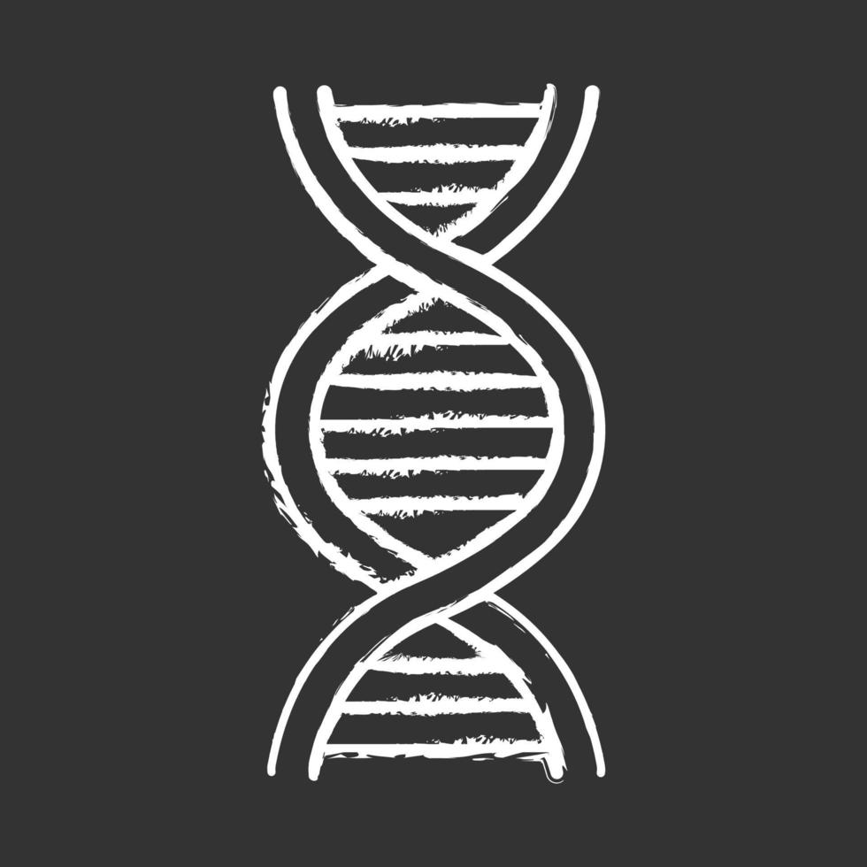 DNA-Helix-Kreide-Symbol vektor