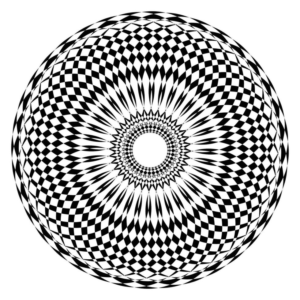 lyxig mandala design vektor