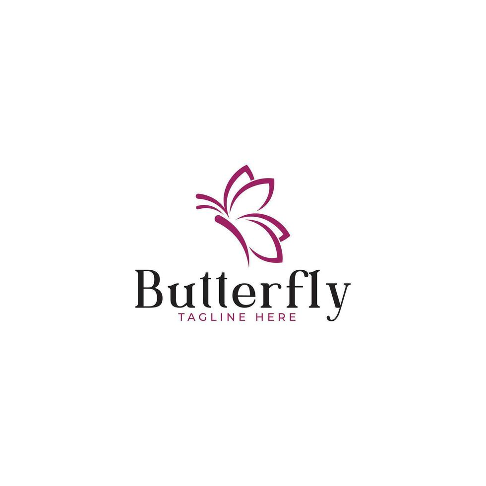 Schmetterling Logo Design Vektor Vorlage, Schmetterling Logo Vektor geeignet zum Schönheit Marke