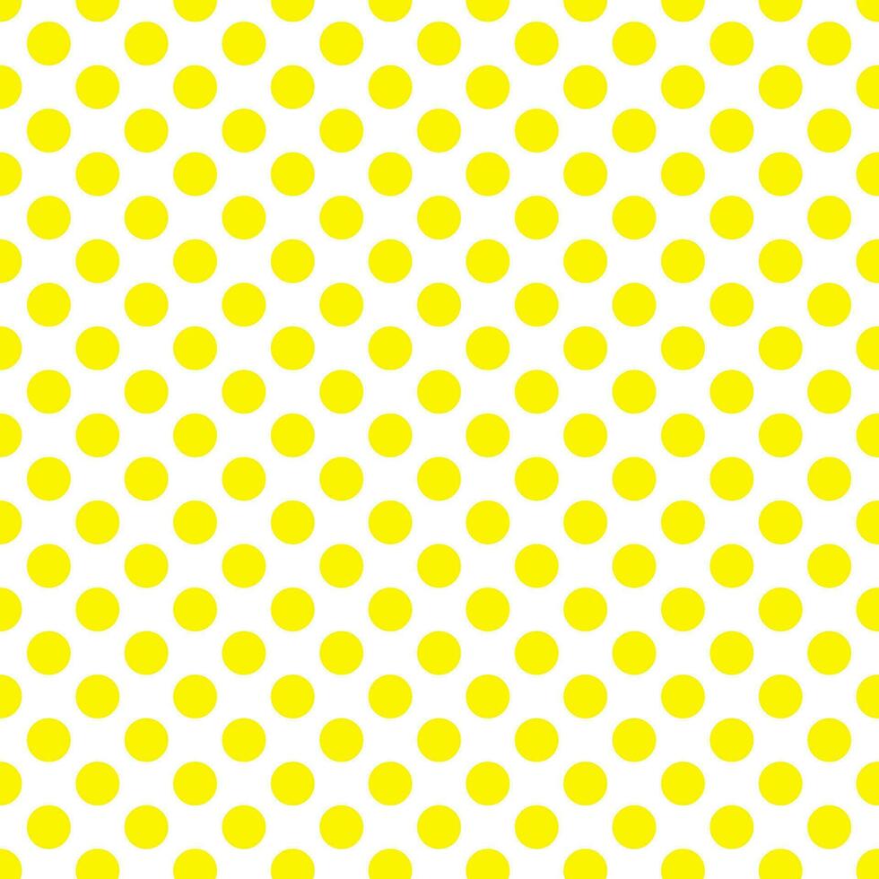 modern einfach abstrakt Gelb Farbe Polka Punkt kreativ geometrisch Vektor Muster