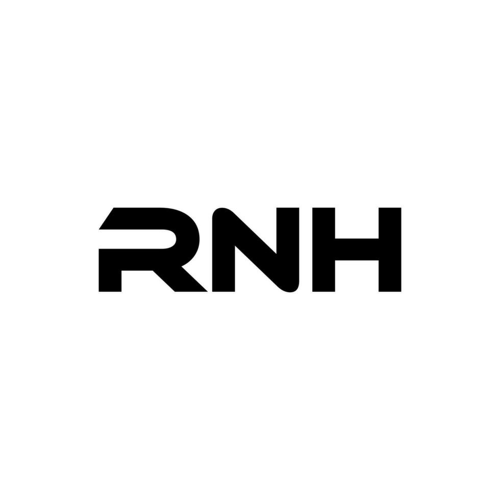 rnh brev logotyp design, inspiration för en unik identitet. modern elegans och kreativ design. vattenmärke din Framgång med de slående detta logotyp. vektor