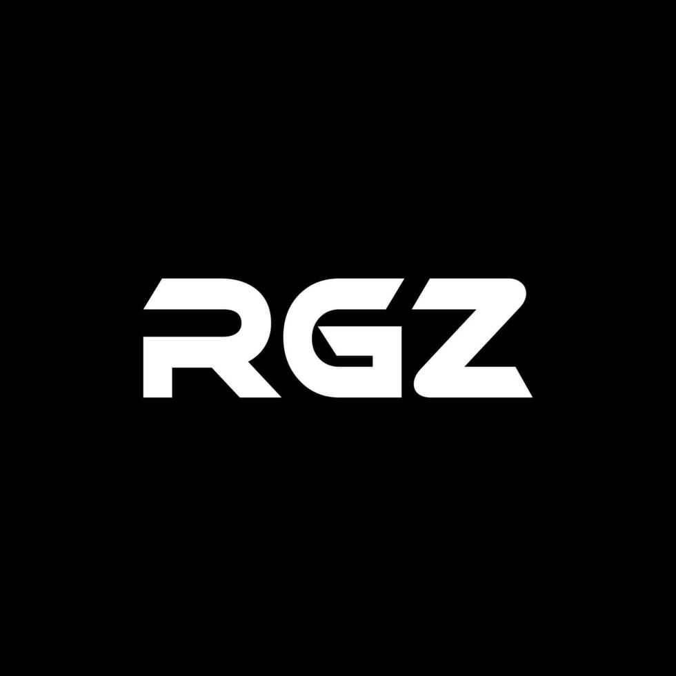 rgz brev logotyp design, inspiration för en unik identitet. modern elegans och kreativ design. vattenmärke din Framgång med de slående detta logotyp. vektor