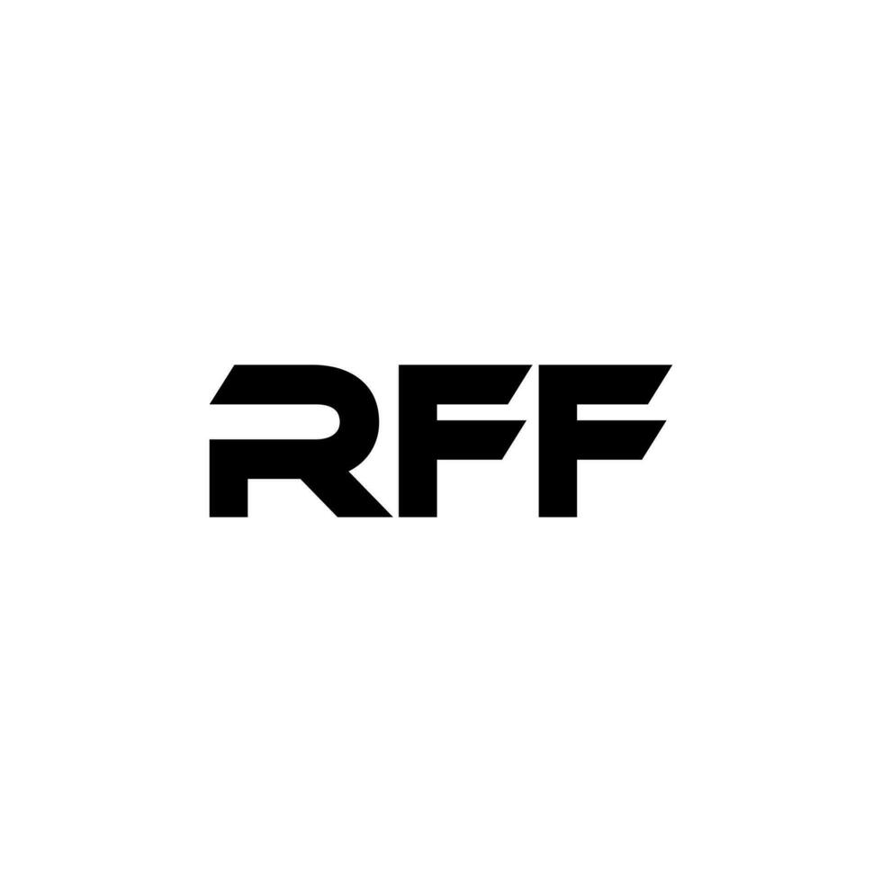 rff brev logotyp design, inspiration för en unik identitet. modern elegans och kreativ design. vattenmärke din Framgång med de slående detta logotyp. vektor