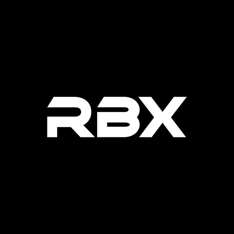 rbx brev logotyp design, inspiration för en unik identitet. modern elegans och kreativ design. vattenmärke din Framgång med de slående detta logotyp. vektor