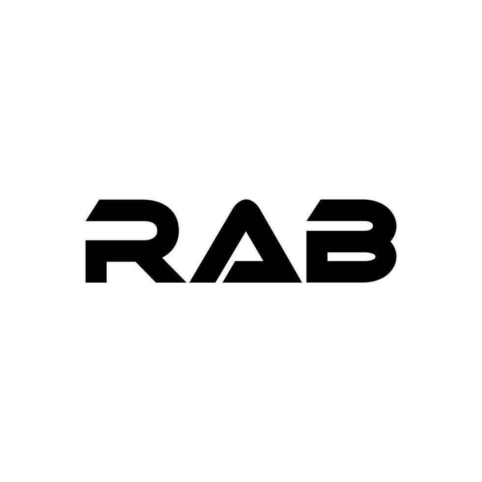 rab brev logotyp design, inspiration för en unik identitet. modern elegans och kreativ design. vattenmärke din Framgång med de slående detta logotyp. vektor