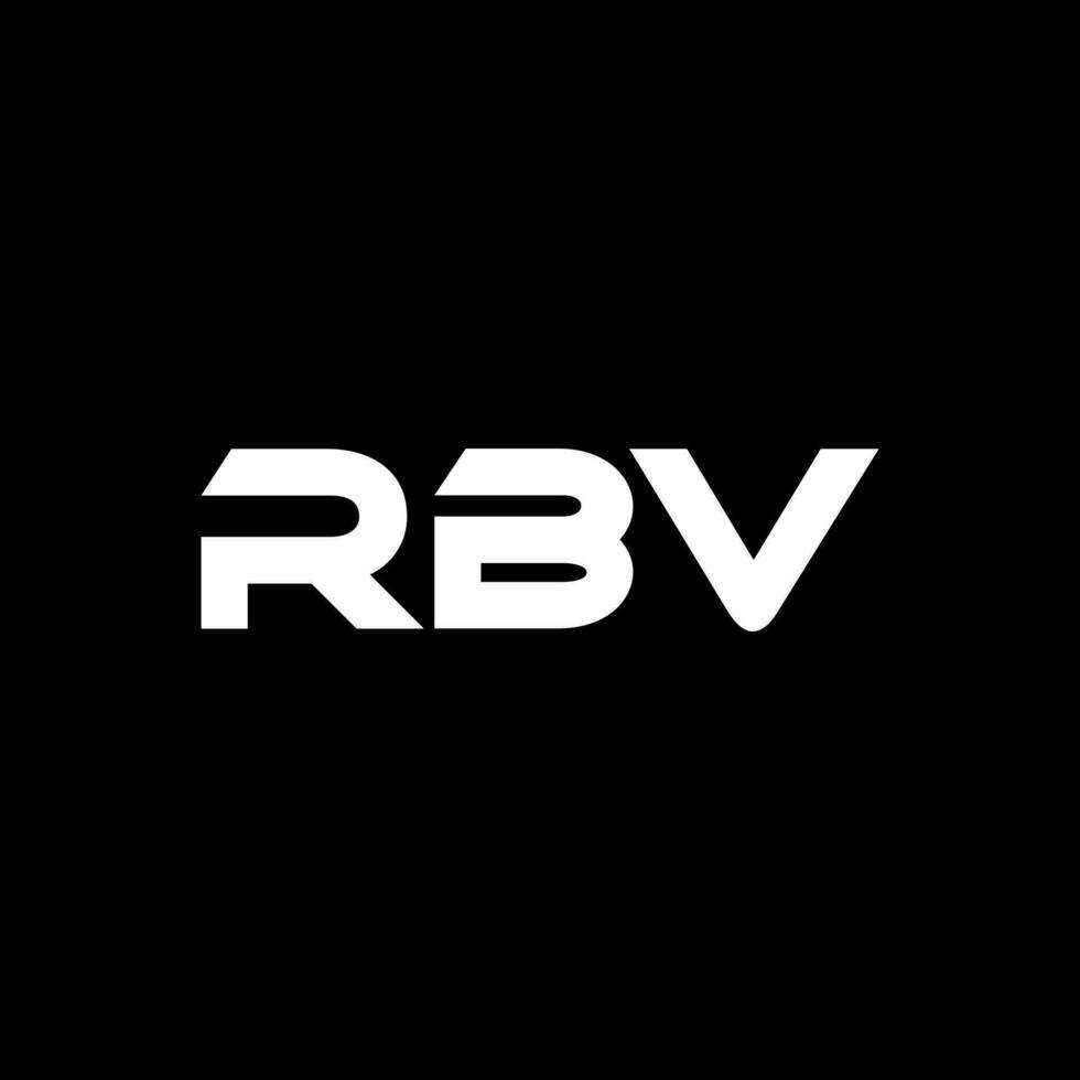 rbv brev logotyp design, inspiration för en unik identitet. modern elegans och kreativ design. vattenmärke din Framgång med de slående detta logotyp. vektor