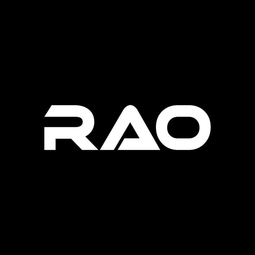 Rao Brief Logo Design, Inspiration zum ein einzigartig Identität. modern Eleganz und kreativ Design. Wasserzeichen Ihre Erfolg mit das auffällig diese Logo. vektor