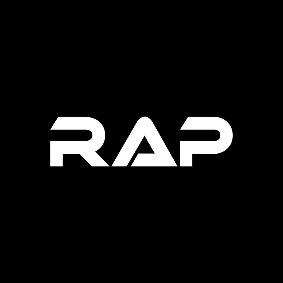 rap brev logotyp design, inspiration för en unik identitet. modern elegans och kreativ design. vattenmärke din Framgång med de slående detta logotyp. vektor