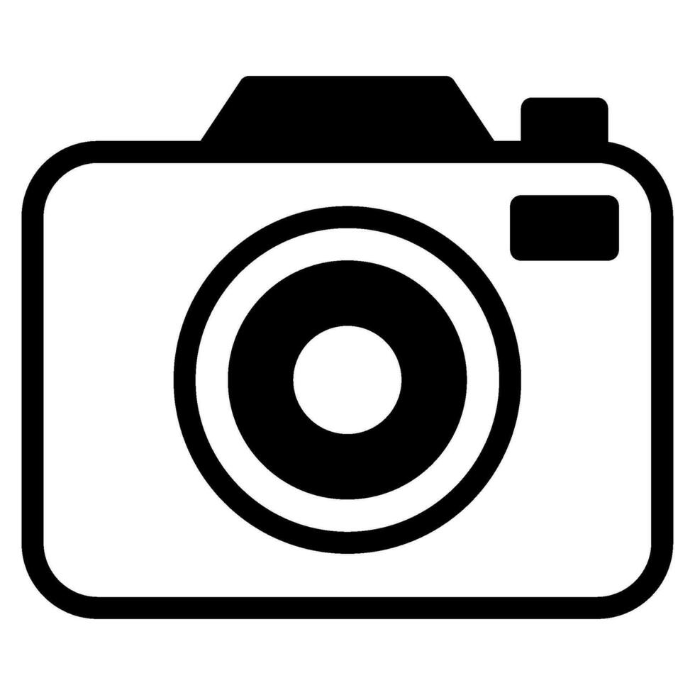 kamera ikon illustration för webb, app, infographic vektor