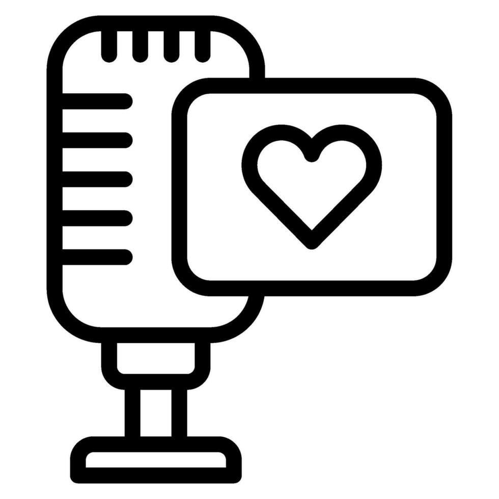 Podcast Liebling Symbol Illustration vektor