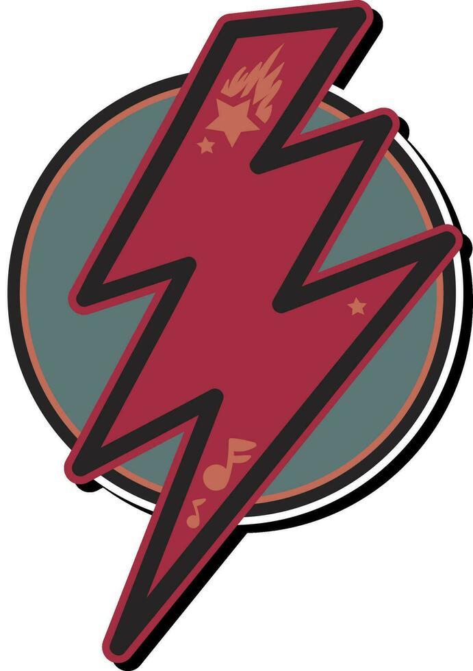 elektrisk blixt- ansvarsfrihet emblem logotyp vektor