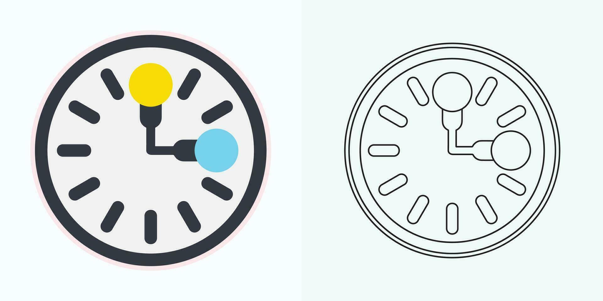 Zeit und Uhr einstellen von linear Symbole. Zeit Management. Timer, Geschwindigkeit, Alarm, wiederherstellen, Zeit Management, Kalender und mehr. Sammlung von Zeit, Uhr, betrachten, Timer Vektor einfach Gliederung Symbole zum Netz