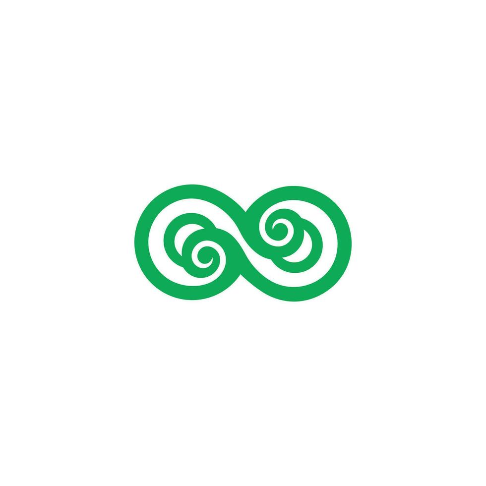 maori cirkel koru spiral oj, o brev logotyp design vektor mall