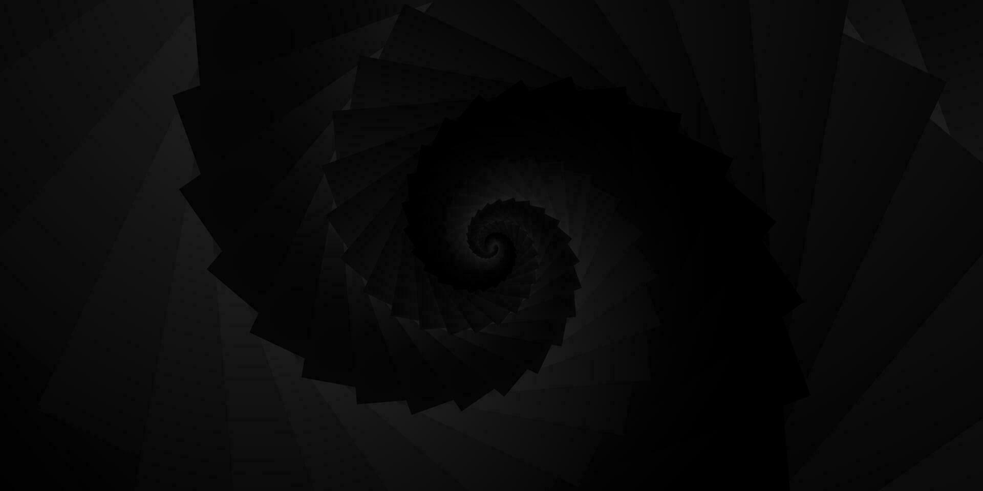 abstrakt bakgrund med spiral. svartvit textur. vektor illustration