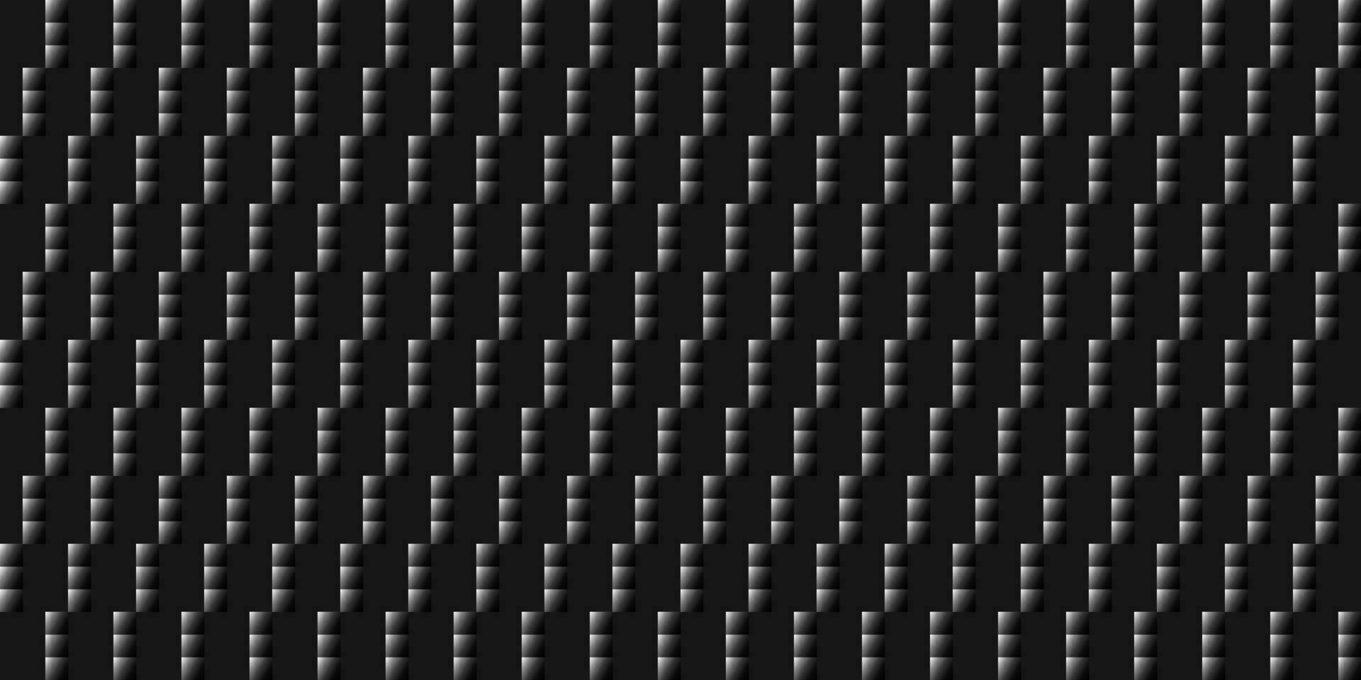 mörk svart geometrisk rutnät kol fiber bakgrund modern mörk sömlös textur pixel diagonal rader vektor