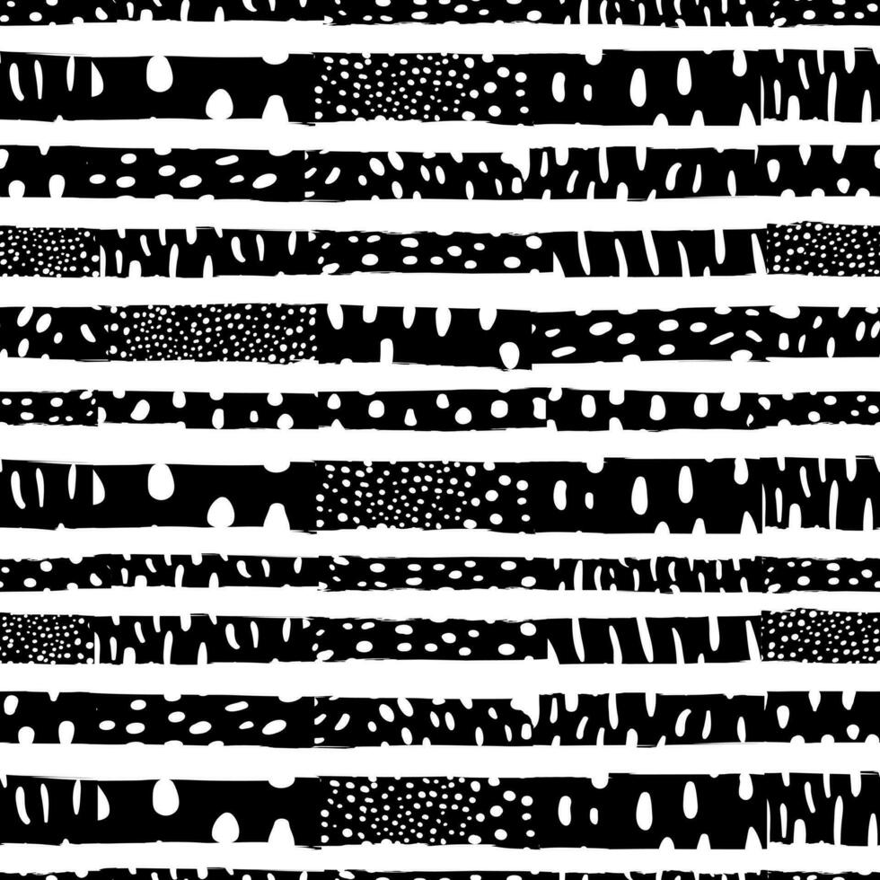 abstrakt horizontal gestreift Grunge Muster vektor