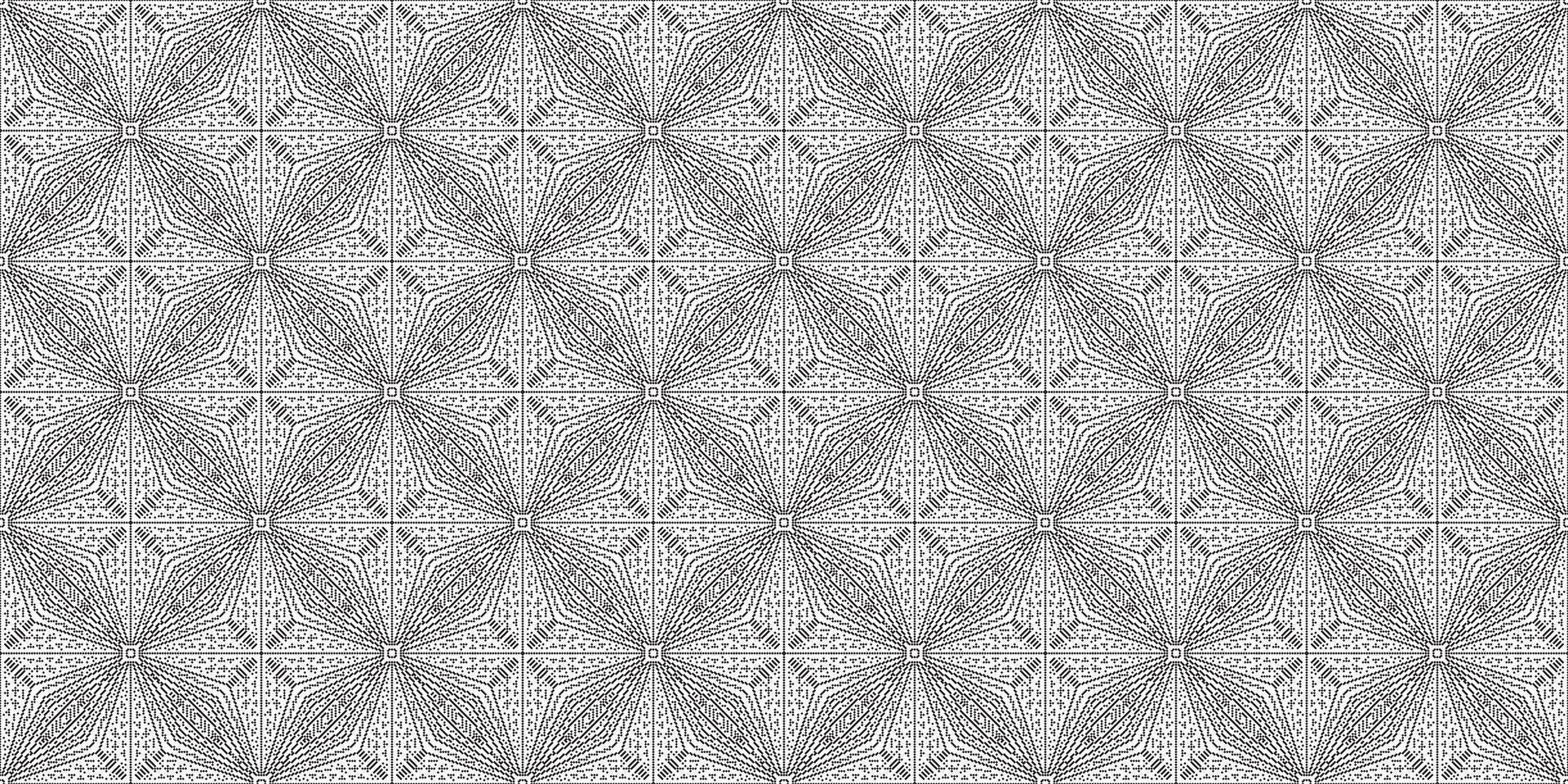 einfarbig geometrisch Gitter Pixel Kunst Hintergrund modern schwarz und Weiß abstrakt Mosaik Textur vektor