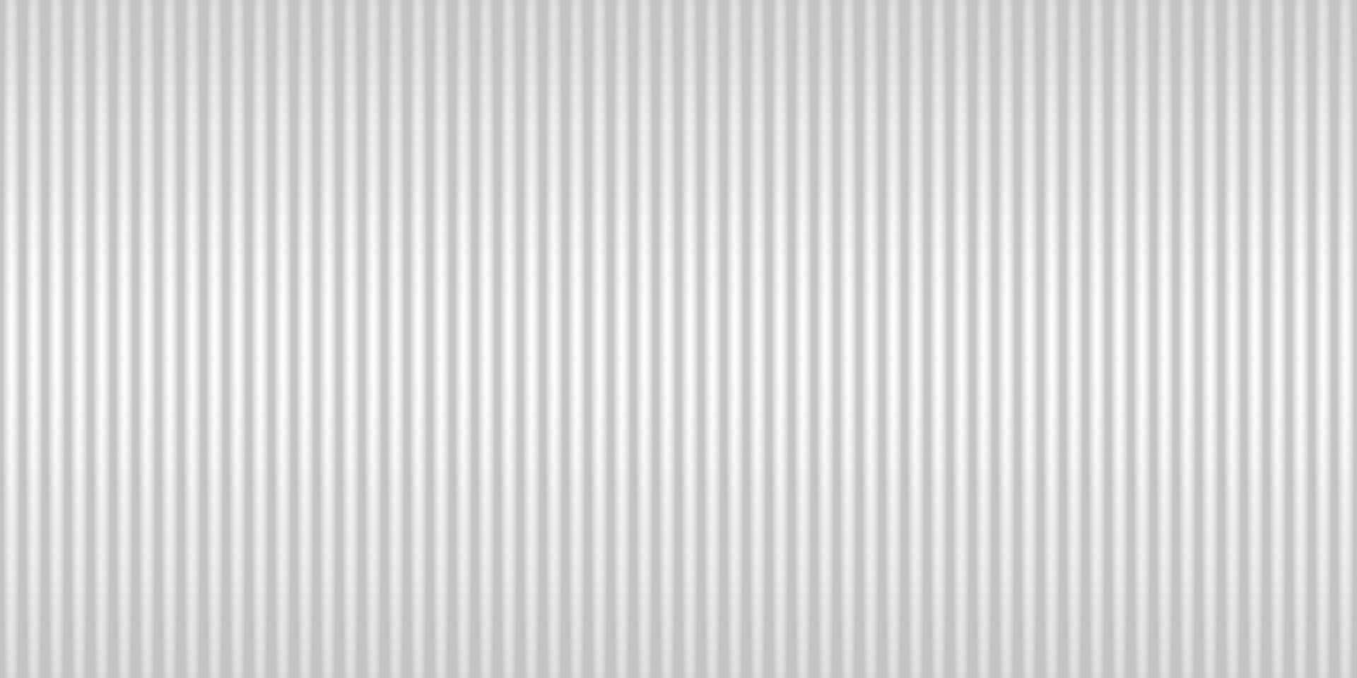 vit korrugerad ark metall textur bakgrund. vertikal rader. vektor illustration