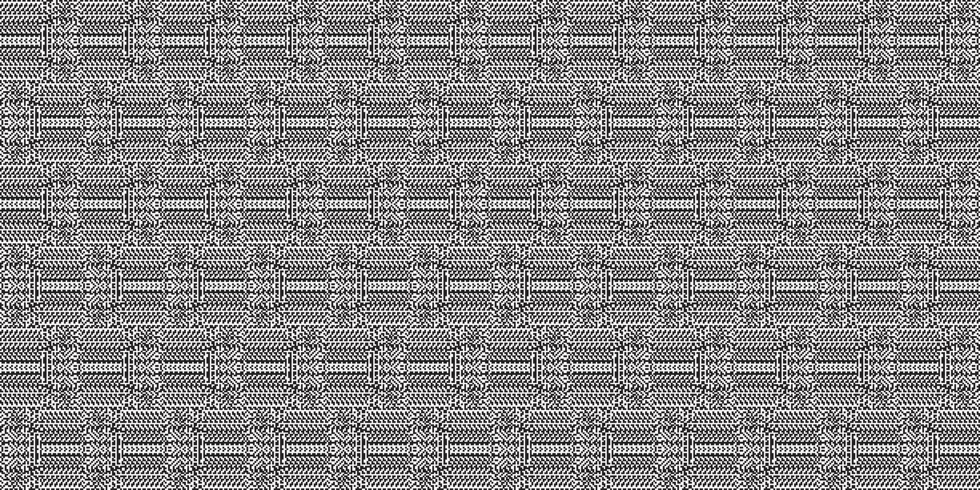 svartvit geometrisk rutnät pixel konst bakgrund modern svart och vit abstrakt mosaik- textur vektor