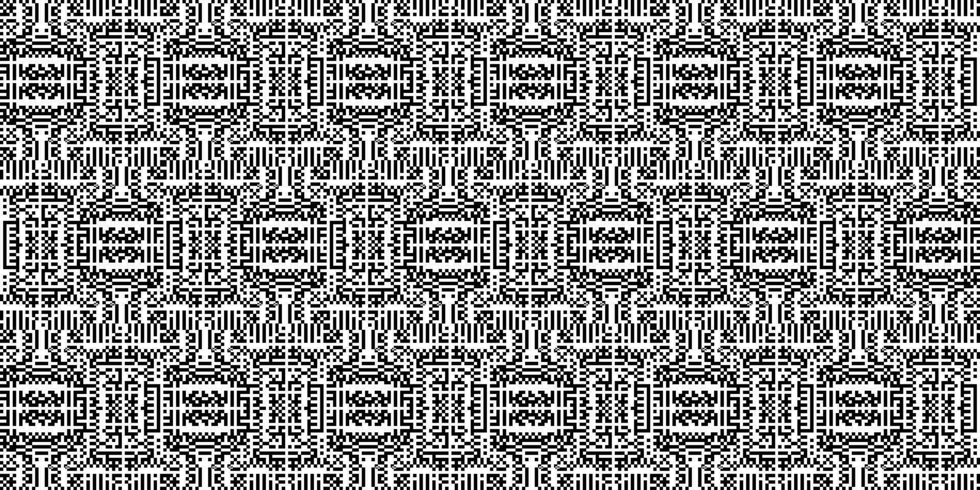 einfarbig geometrisch Gitter Pixel Kunst Hintergrund modern schwarz und Weiß abstrakt Mosaik Textur vektor