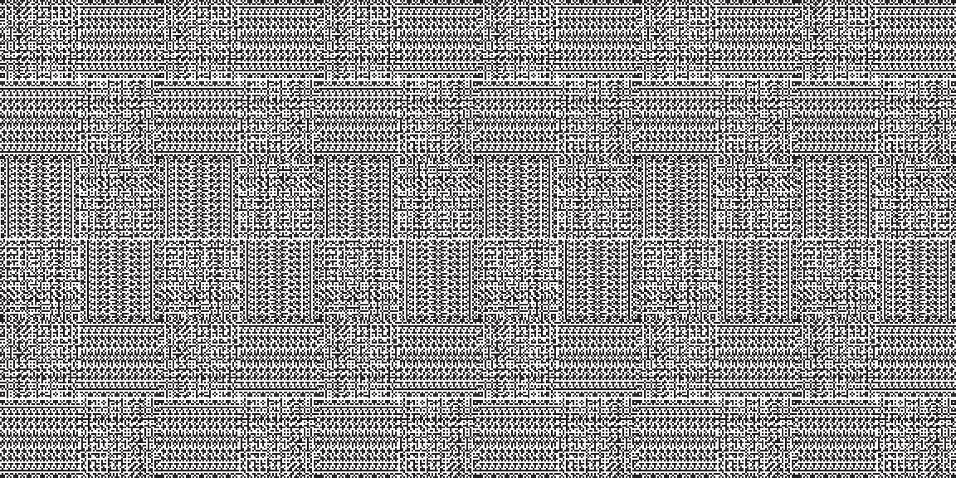 svartvit geometrisk rutnät pixel konst bakgrund modern svart och vit abstrakt mosaik- textur vektor