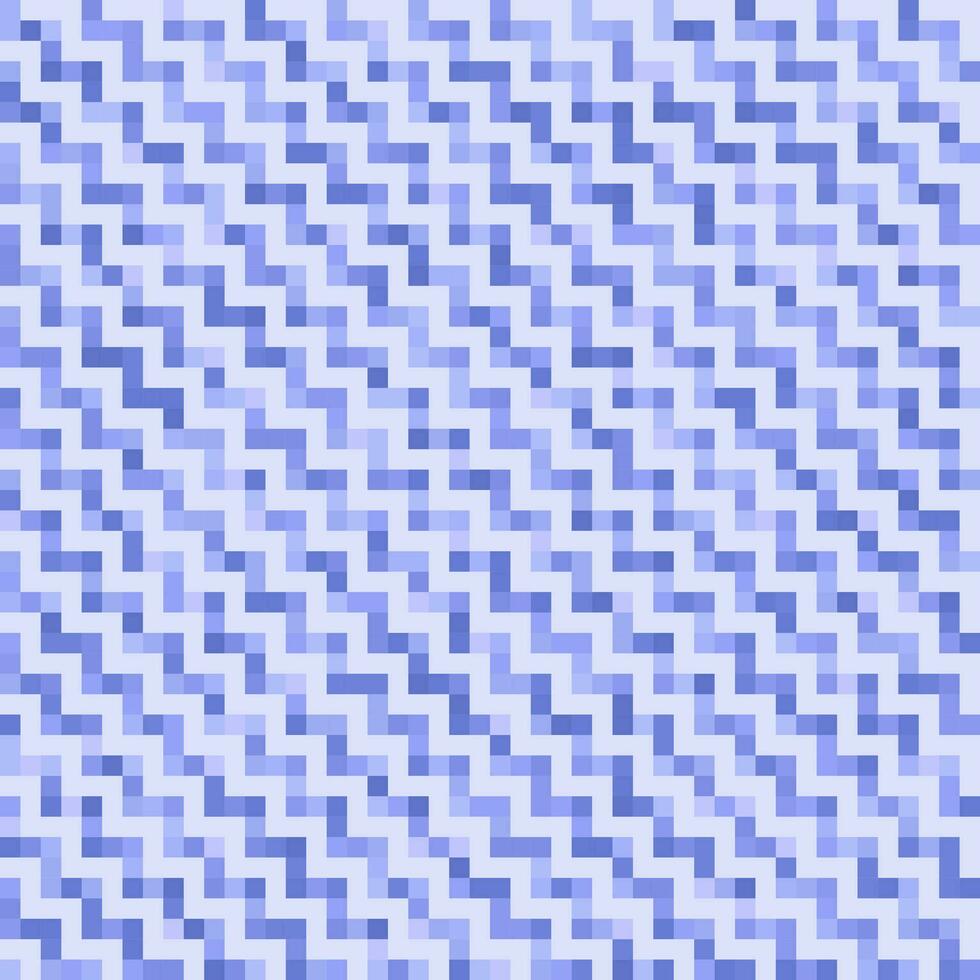 einfarbig geometrisch Gitter Pixel Kunst Hintergrund modern Blau abstrakt Mosaik Textur vektor