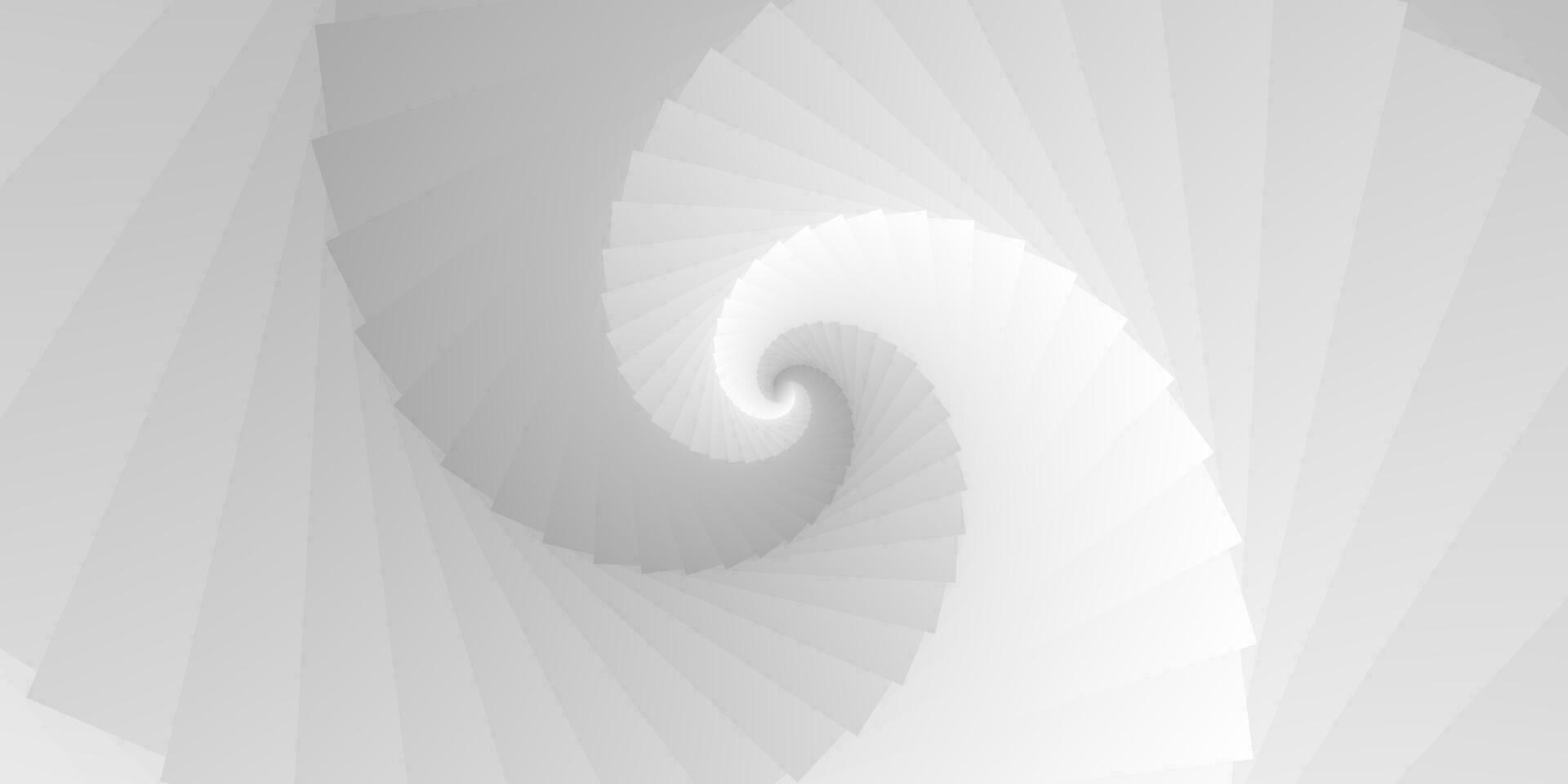 abstrakt bakgrund med spiral. svartvit textur. vektor illustration