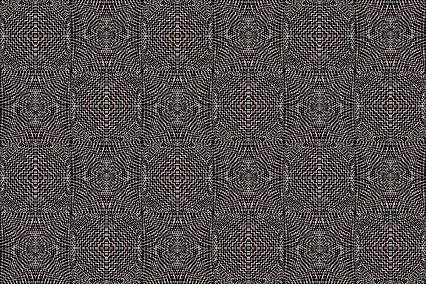 einfarbig geometrisch Gitter Pixel Kunst Hintergrund modern schwarz und Weiß abstrakt Mosaik Textur vektor