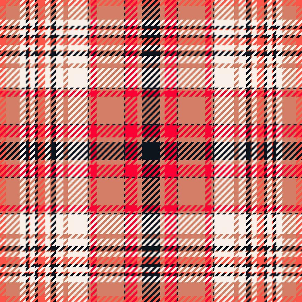 kariertes Karomuster. nahtlose Stoffstruktur. Tartan-Textildruck. vektor