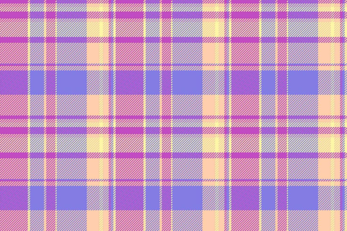 Stoff Muster Plaid von Hintergrund Textur Tartan mit ein nahtlos prüfen Vektor Textil.